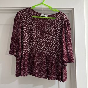 Arizona Short Sleeve Baby Doll Top